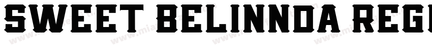 Sweet Belinnda Regul字体转换